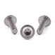 Flanged button head screw with six lobe drive, stainless steel