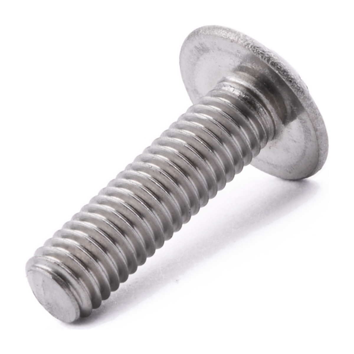 Flanged button head screw with six lobe drive, stainless steel