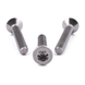 Countersunk machine screw with six lobe drive, ISO 14581, stainless steel