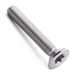 Countersunk machine screw with six lobe drive, ISO 14581, stainless steel