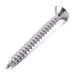 Countersunk chipboard screw with six lobe drive, stainless steel