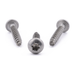 Pan head chipboard screw with six lobe drive, stainless steel