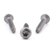 Pan head chipboard screw with six lobe drive, stainless steel