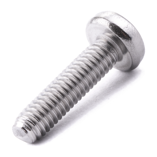 Pan head machine screw with six lobe drive, ISO 14583, stainless steel