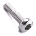 Pan head machine screw with six lobe drive, ISO 14583, stainless steel