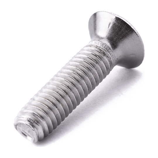 Countersunk thread-forming screw with Pozi drive, A2 (304) stainless steel