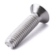 Countersunk thread-forming screw with Pozi drive, A2 (304) stainless steel
