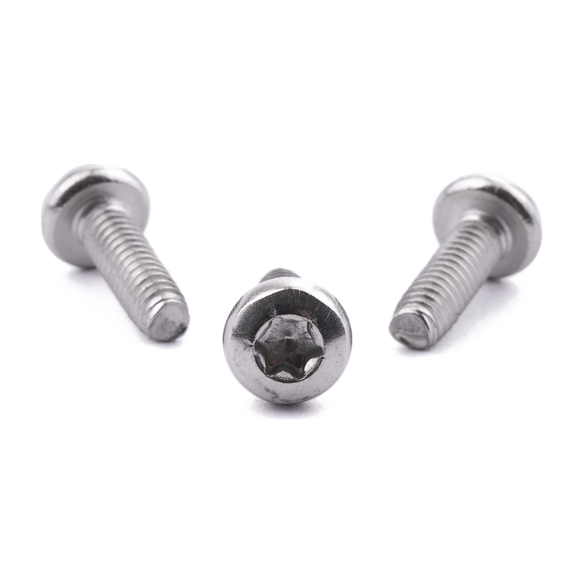 Pan head thread-forming screw with six lobe drive, A2 (304) stainless steel