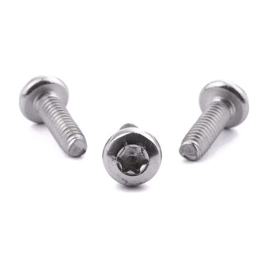 Pan head thread-forming screw with six lobe drive, A2 (304) stainless steel