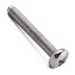 Pan head thread-forming screw with Pozi drive, A2 (304) stainless steel
