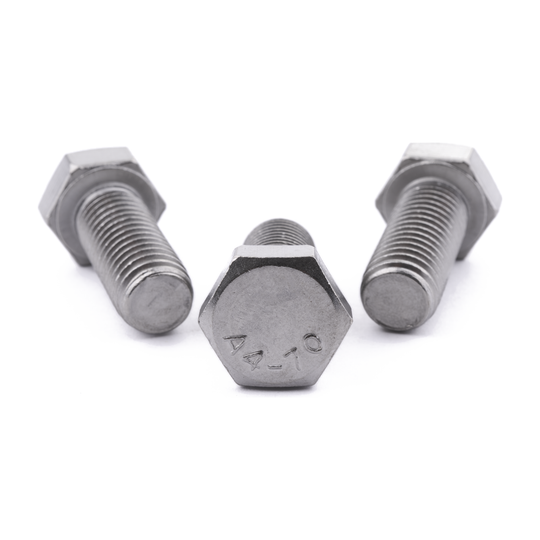 M12 X 30 Hexagon Head Set Screw ISO 4017 A4-70 A4 Stainless Steel