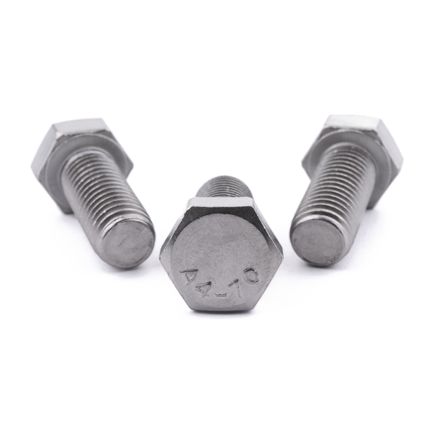 M12 X 30 Hexagon Head Set Screw ISO 4017 A4-70 A4 Stainless Steel