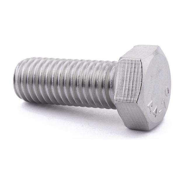 M12 X 30 Hexagon Head Set Screw ISO 4017 A4-70 A4 Stainless Steel