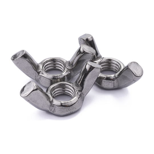 M8 Wing Nut, American Form DIN 315 A4 Stainless Steel
