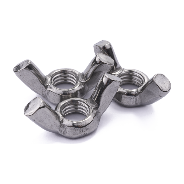 M8 Wing Nut, American Form DIN 315 A4 Stainless Steel