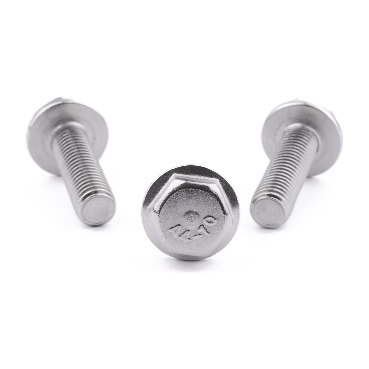 M8 X 30 Hex Non-Serrated Flange Screw DIN 6921 A4 Stainless Steel