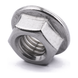 M8 Hexagon Flange Nut DIN 6923 Non-Serrated Flange A4 Stainless Steel
