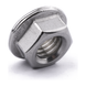 M8 Hexagon Flange Nut DIN 6923 Non-Serrated Flange A4 Stainless Steel