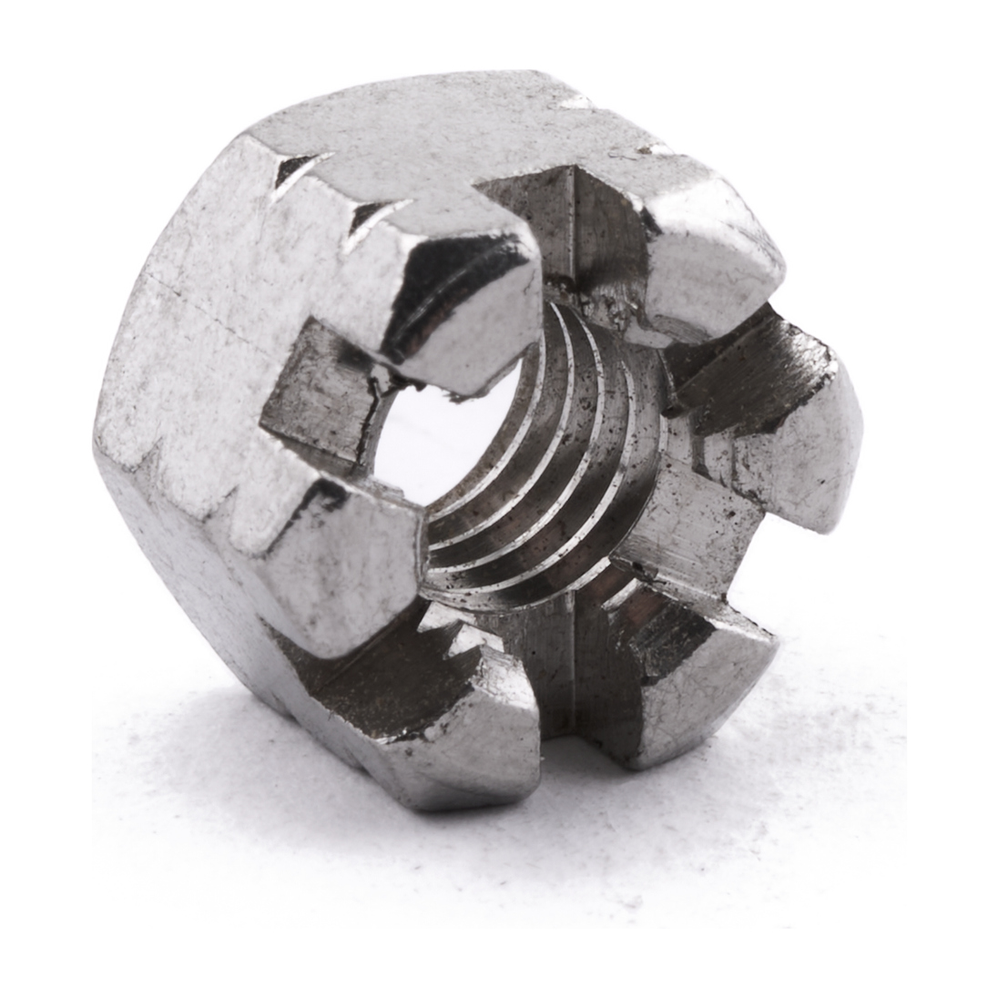 M8 Hex Castle Nut DIN 935 A4 Stainless Steel