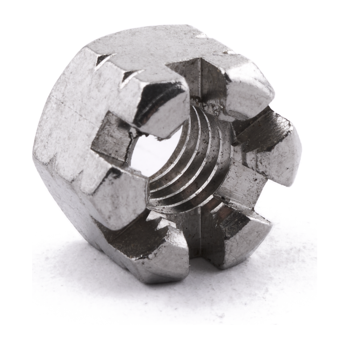 M8 Hex Castle Nut DIN 935 A4 Stainless Steel