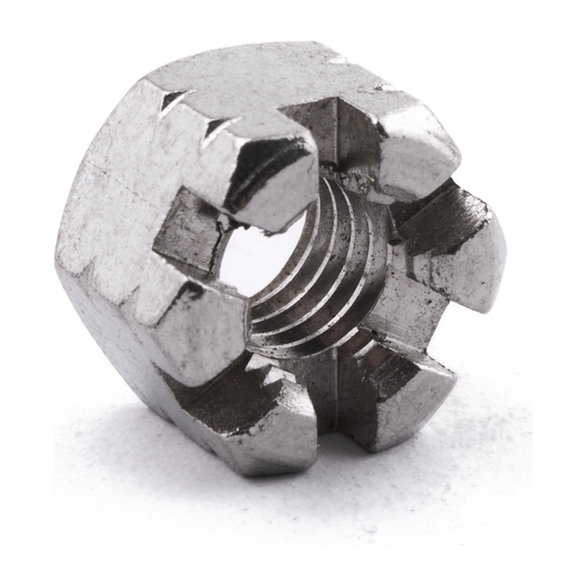 M8 Hex Castle Nut DIN 935 A4 Stainless Steel