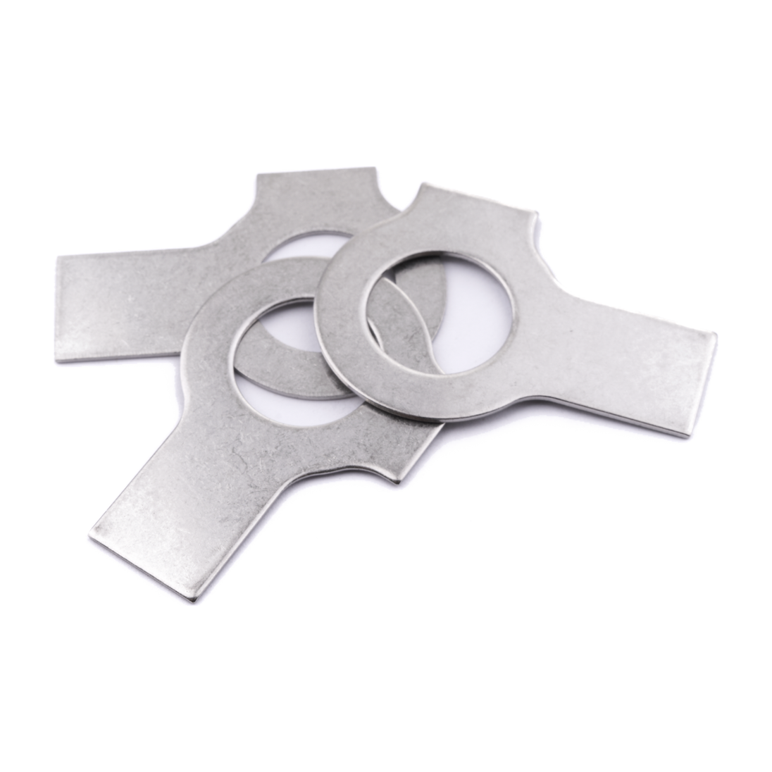 Double tab washer, DIN 463, stainless steel