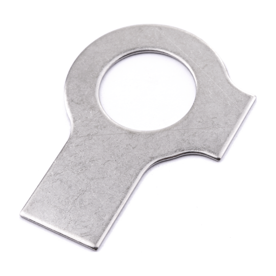 Double tab washer, DIN 463, stainless steel