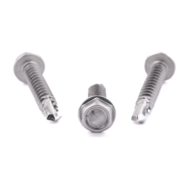 5.5 X 35 Hex Head Self Driller DIN 7504-K A4 Stainless Steel