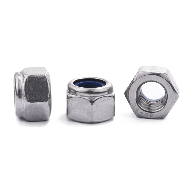 M8 Nylon Insert Nut (Type P) DIN 982 A4 Stainless Steel
