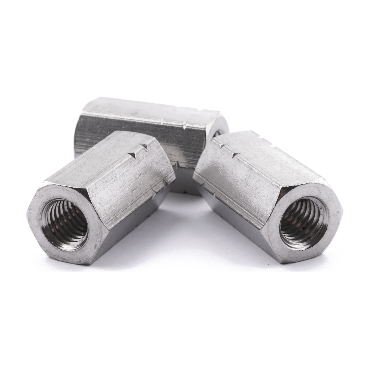 M8 X 24 Hex Rod Connector Nut DIN 6334 A4 Stainless Steel