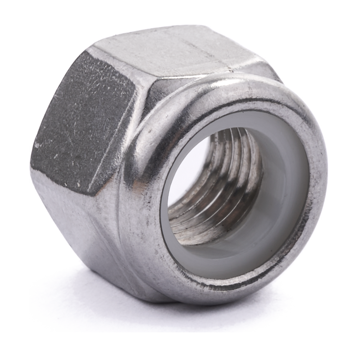 3/8" UNF Nylon Insert Nut A4 Stainless Steel