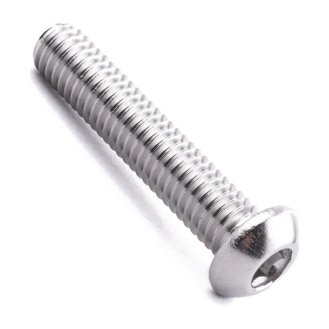 M6 X 30 Hexagon Socket Button ISO 7380-1 A4 Stainless Steel