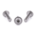 Flanged button head screw with hex socket drive, stainless steel