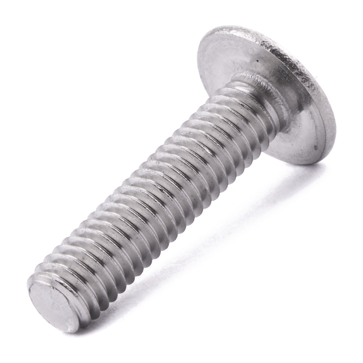 Flanged button head screw with hex socket drive, stainless steel