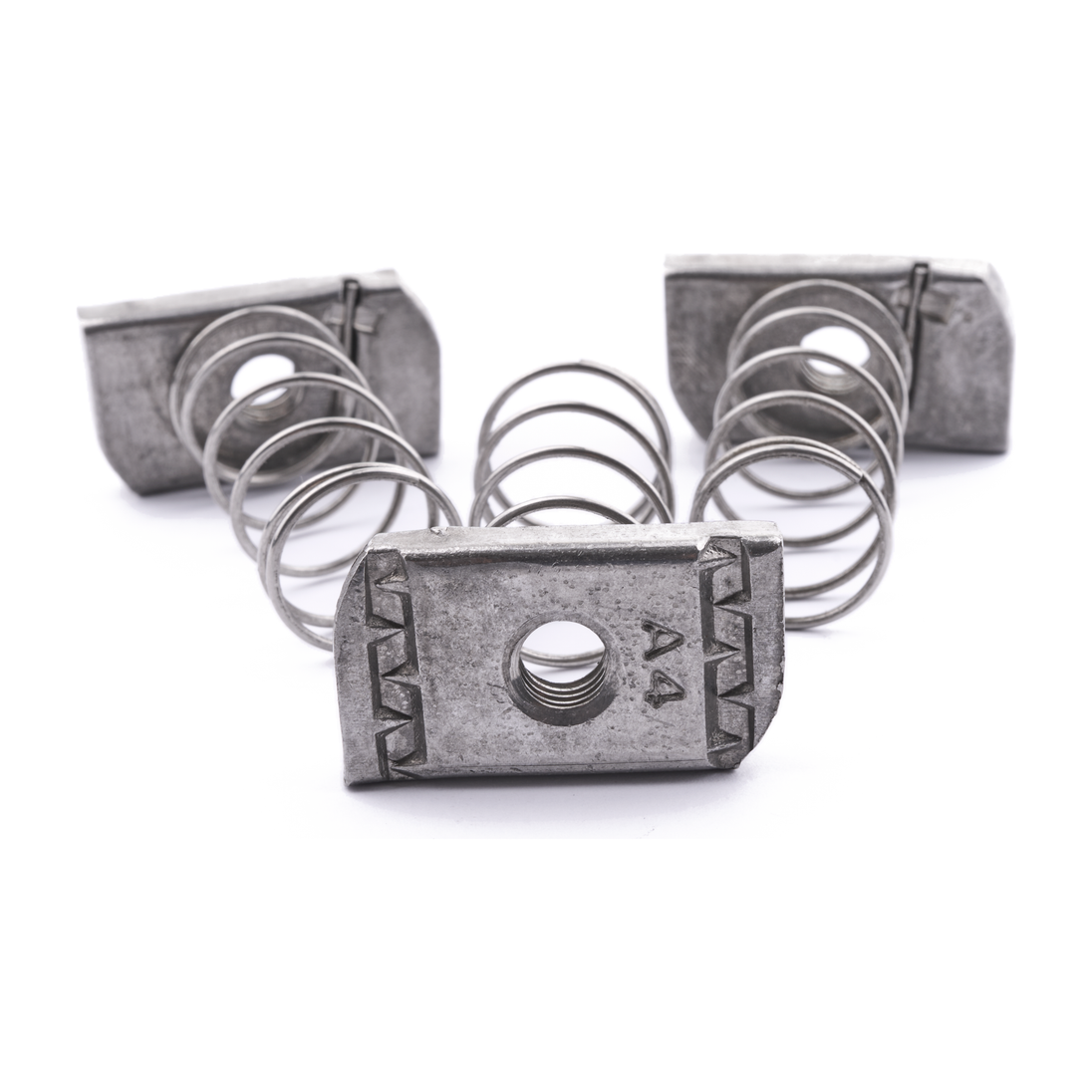 Long spring channel nut, A4 (316) stainless steel