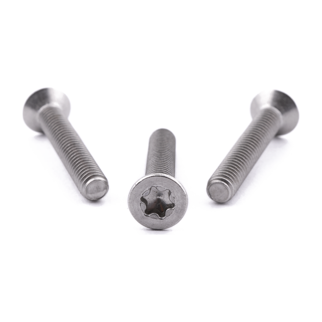 M4 X 25 Six Lobe Csk Machine Screw ISO 14581 A4 Stainless Steel