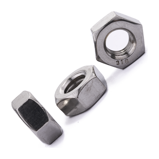 5/16" BSW Hex Full Nut A4 Stainless Steel