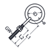 M8 Ring Bolt A2 Stainless Steel
