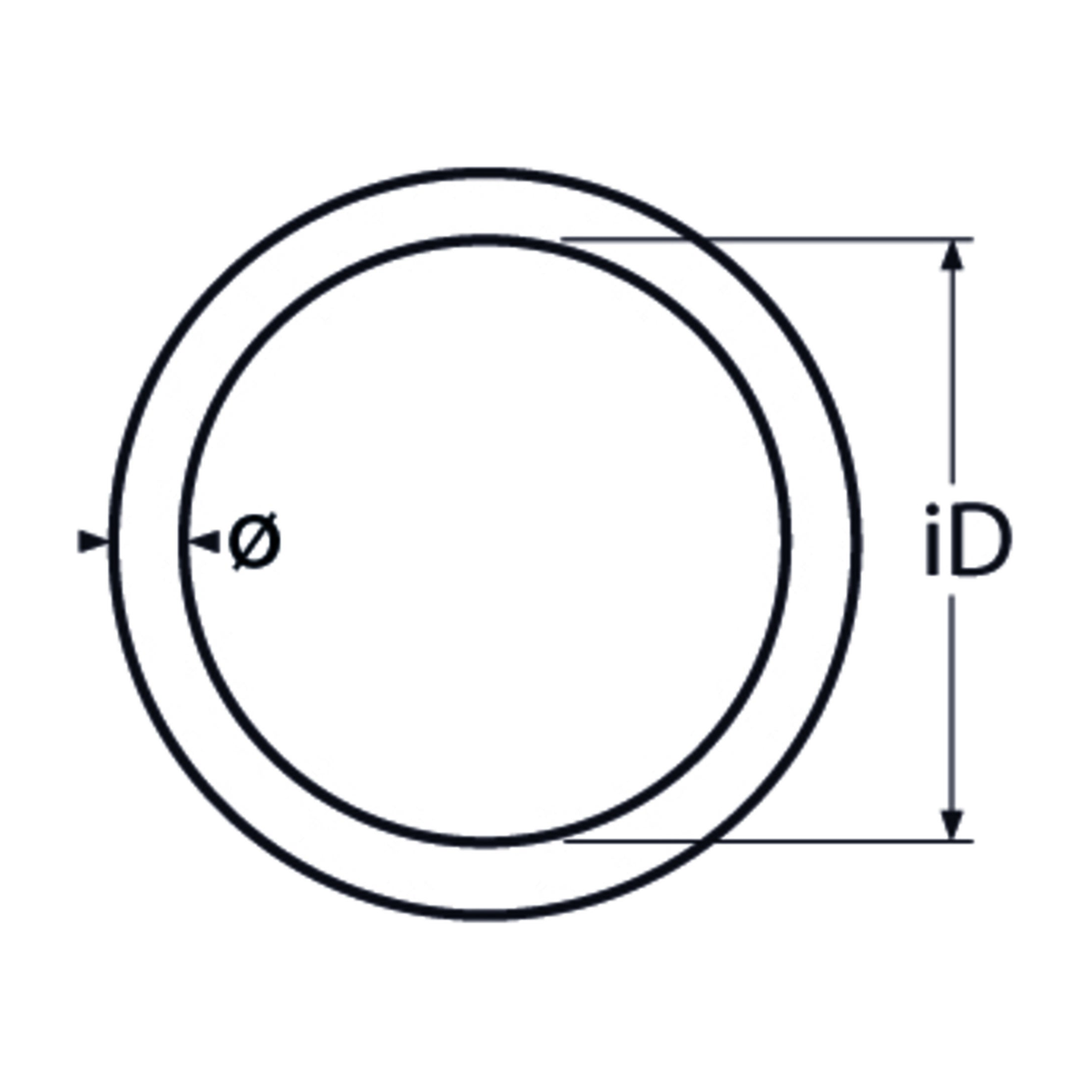 M6 X 40 Round Ring Welded A4 Stainless Steel