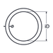 M6 X 40 Round Ring Welded A4 Stainless Steel