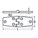 76 X 38 Door Hinge A4 Stainless Steel