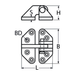 74 X 65 Hatch Hinge Standard A4 Stainless Steel