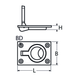 63 X 44 Lifting Ring A4 Stainless Steel
