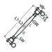M8 Turnbuckle A4 Stainless Steel