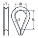 M8 Wire Thimble A4 Stainless Steel