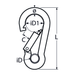 M8 X 80 Eyelet A4 Stainless Steel