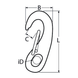50mm Spring Hook A4 Stainless Steel