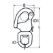 128mm Swivel Snap Shackle A4 Stainless Steel
