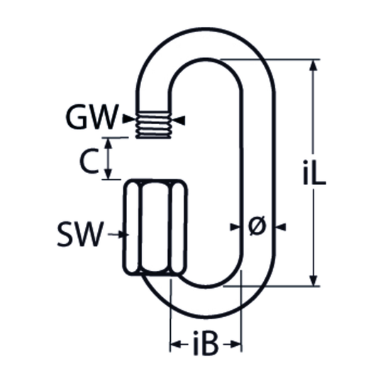 Stainless steel fixing