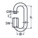 Stainless steel fixing